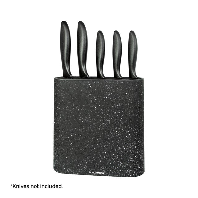 Blackmoor Matt Black Universal Knife Block