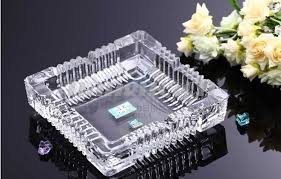 Square Glass Ashtray