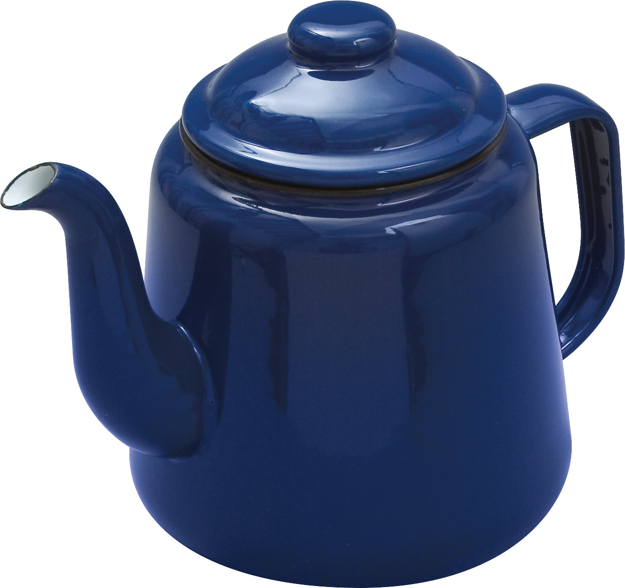 Falcon Housewares  14cm Blue Enamel Tea Pot