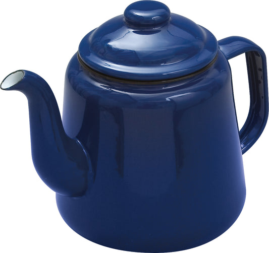 Théière émaillée bleue Falcon Housewares 14cm