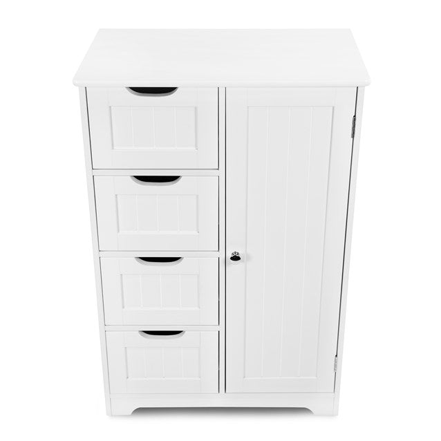 Free Standing Chest of 4 Drawer Cabinet