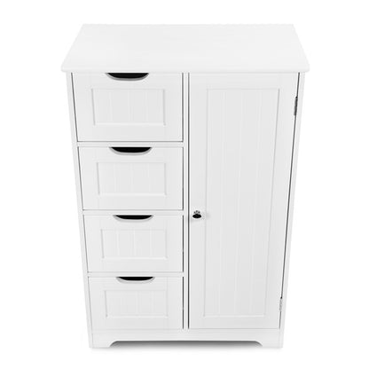 Free Standing Chest of 4 Drawer Cabinet