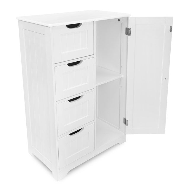 Free Standing Chest of 4 Drawer Cabinet