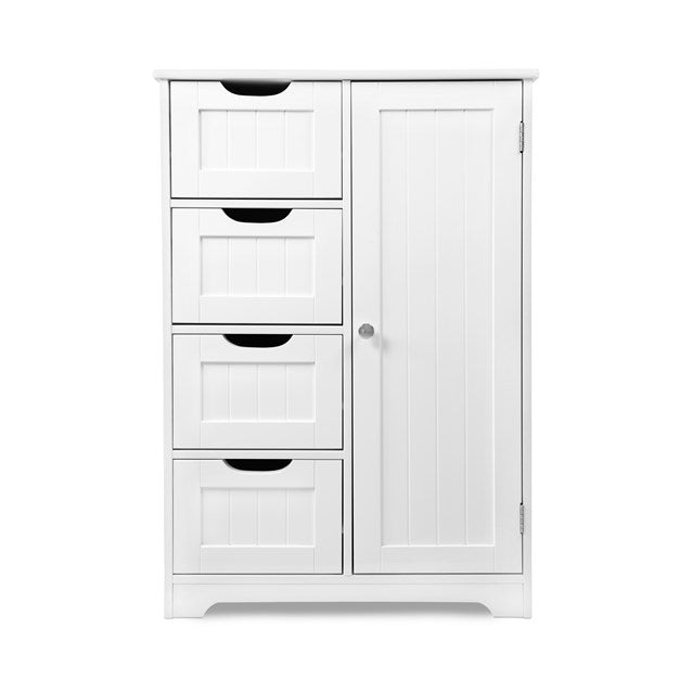 Free Standing Chest of 4 Drawer Cabinet