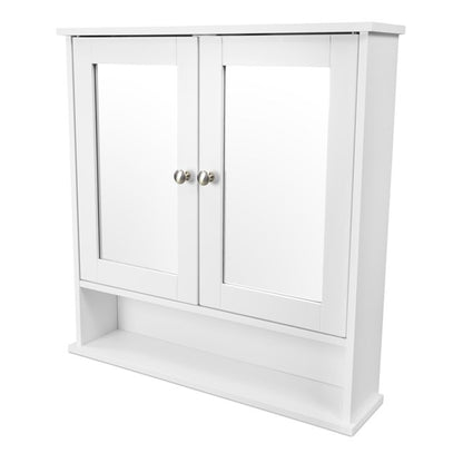 Double Door Mirrored Cabinet