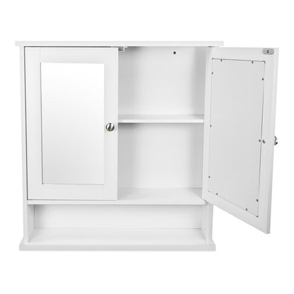 Double Door Mirrored Cabinet