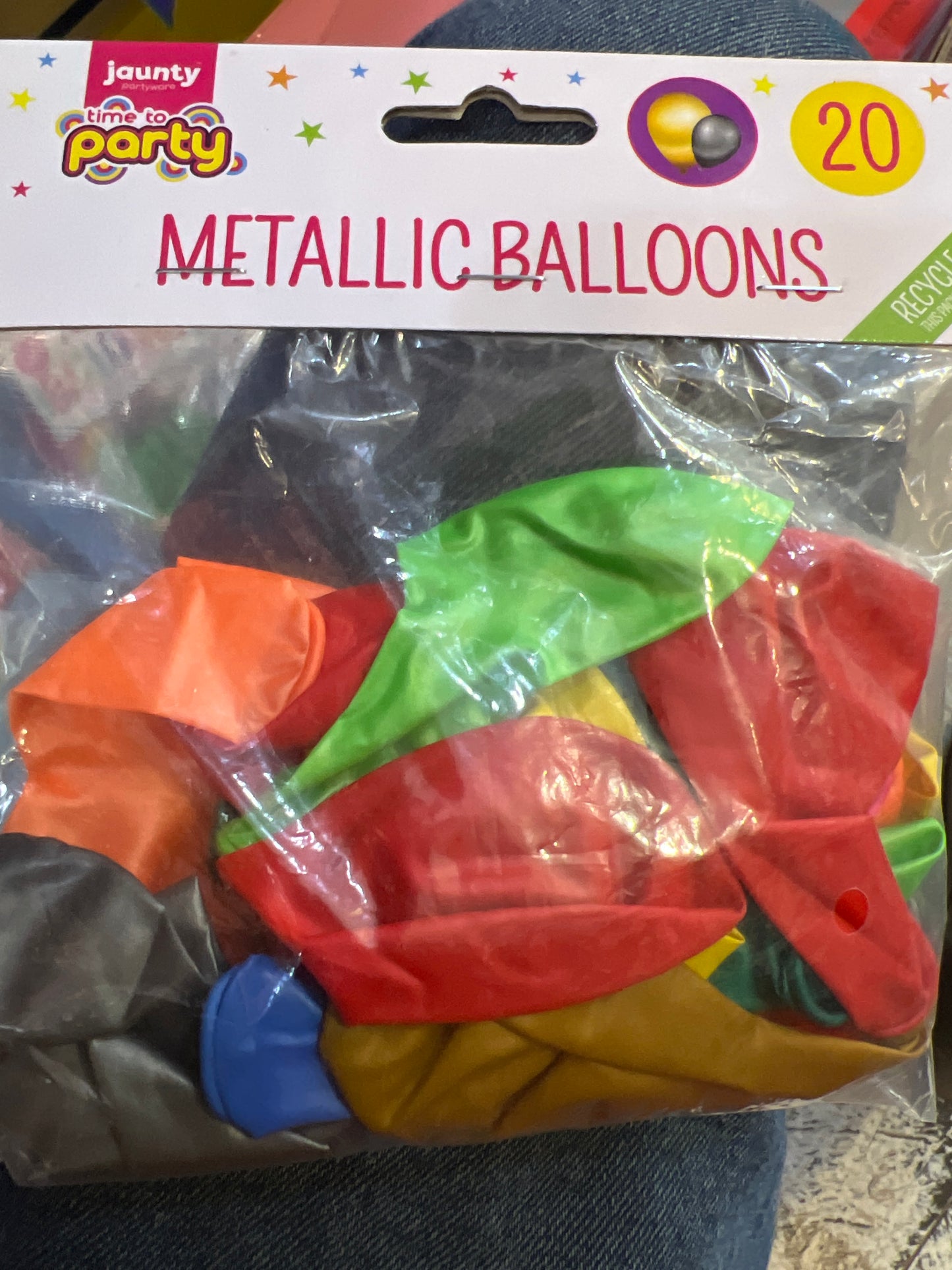 Ballons métalliques 20