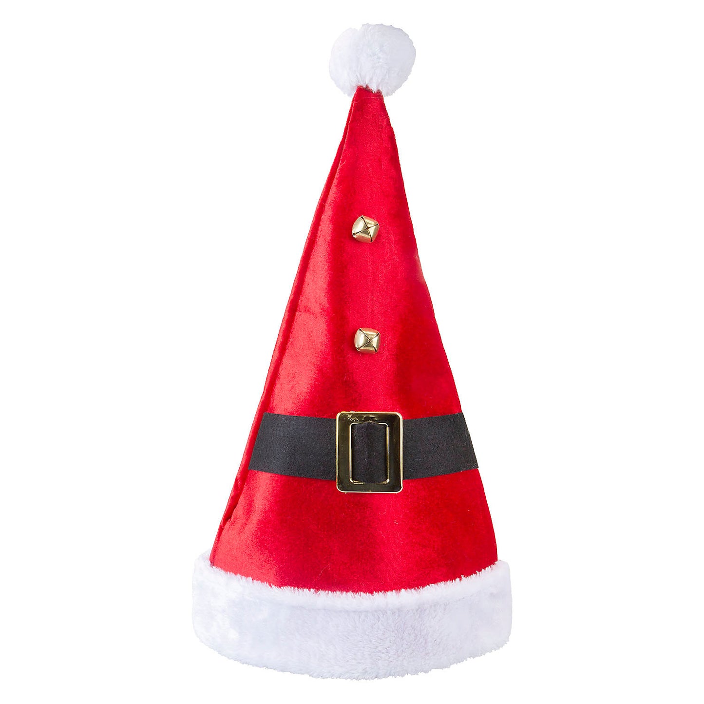 Christmas Hat Santas Belt Velvet Hat Red