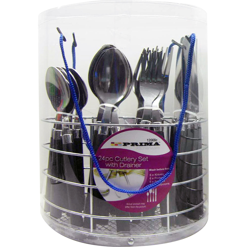 Ensemble de couverts 16 pièces en acier inoxydable de qualité supérieure dans un plateau en plastique pratique - Améliorez vos essentiels de cuisine dès aujourd'hui