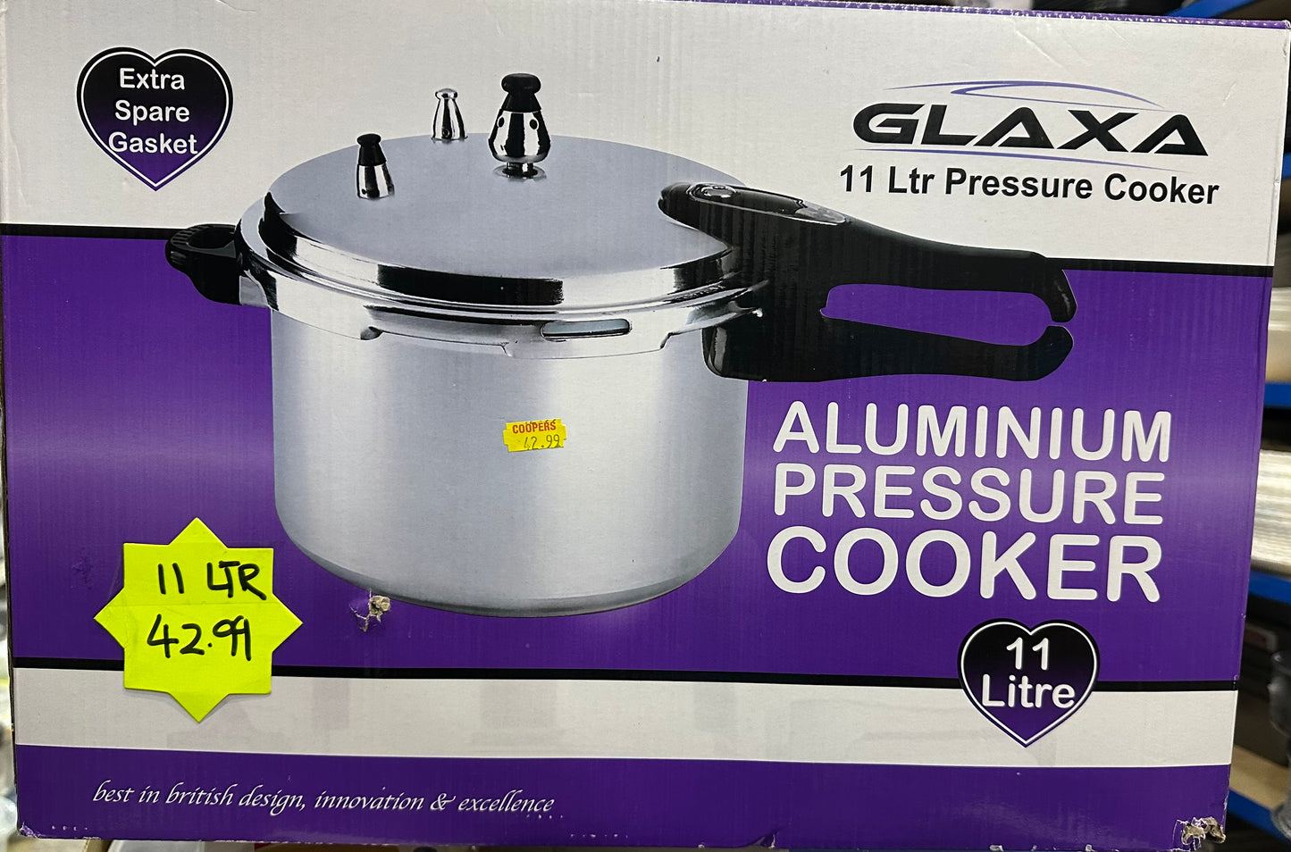 GLAXA 11Ltr PRESSURE COOKER