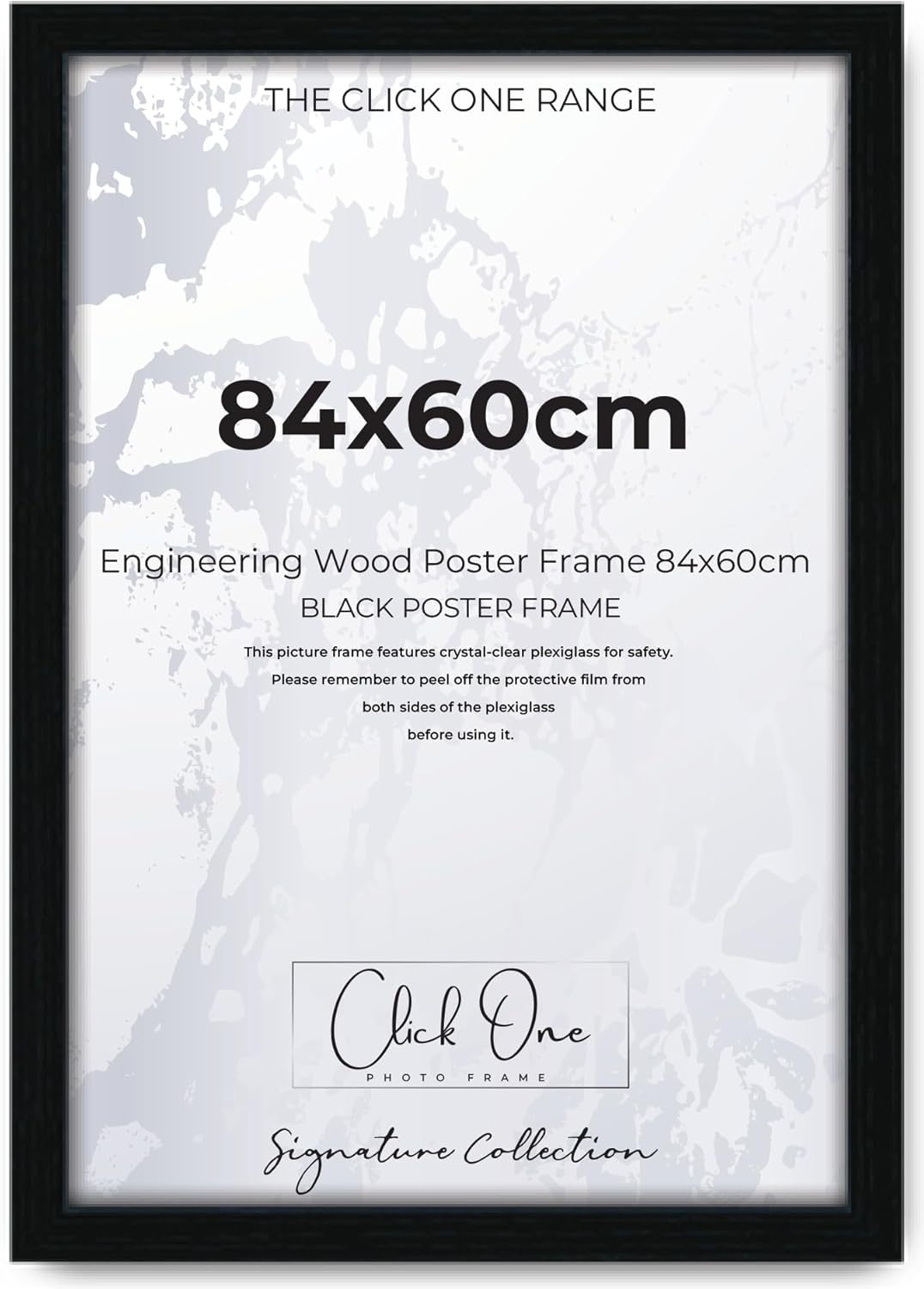 Black frame 60cm x 84cm Photo Frame