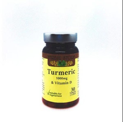 TURMERIC & VIT D TABLETS 30S