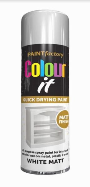 Peinture mate blanche à séchage rapide