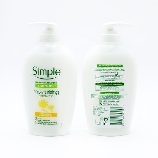 SIMPLE HAND WASH MOISTURISING  250ml