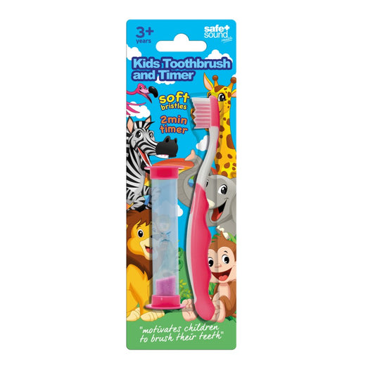 KIDS TOOTHBRUSH & SAND TIMER