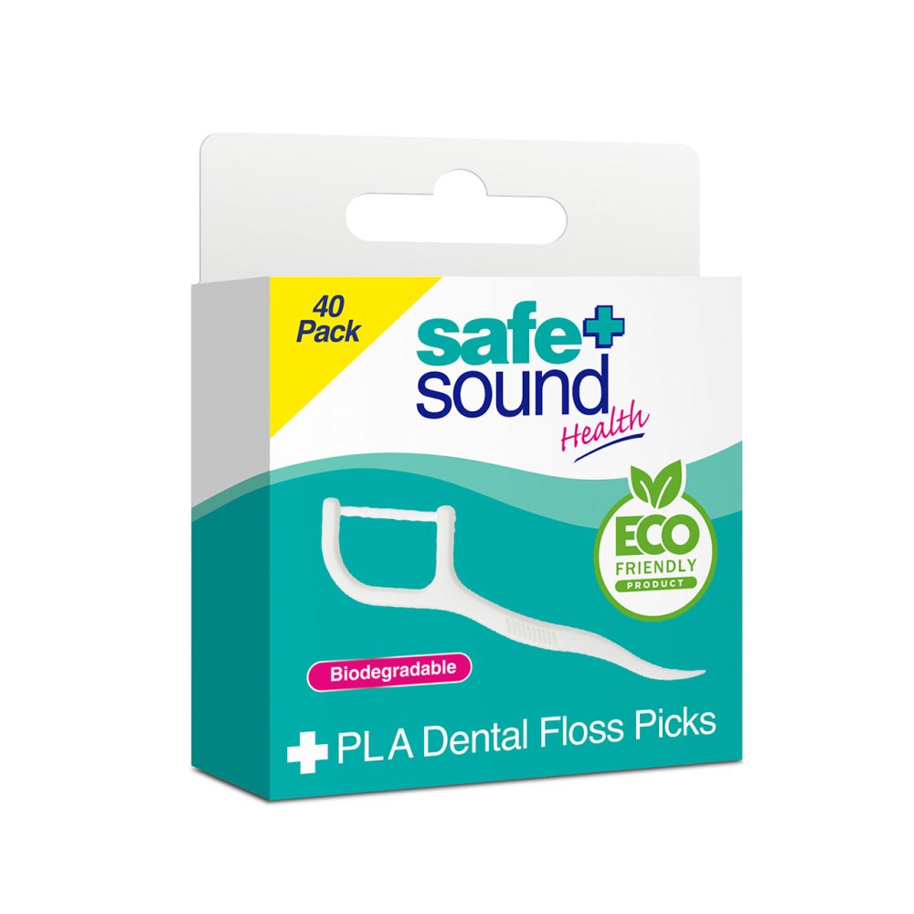 BIODEGRADABLE FLOSS PICKS 40