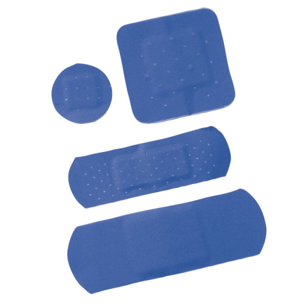 20 BLUE DETECTABLE PLASTERS