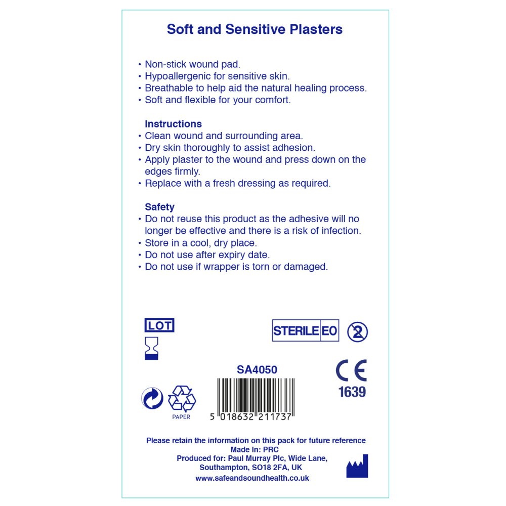 SOFT & SENSITIVE PLASTER 12 PACK