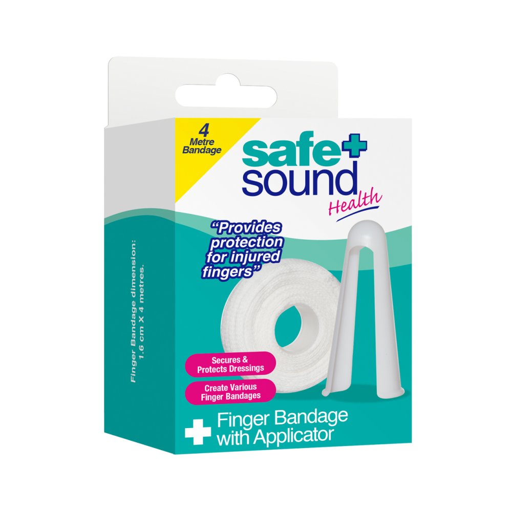 SAFE & SOUND FINGER 4m BANDAGE AND APPLICATOR