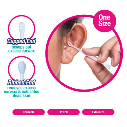 Safe and Sound Reusable Ear Cleaners, Pack of 10