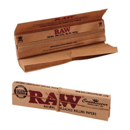 RAW Classic Connoisseur King Size Slim Rolling Papers & Tips