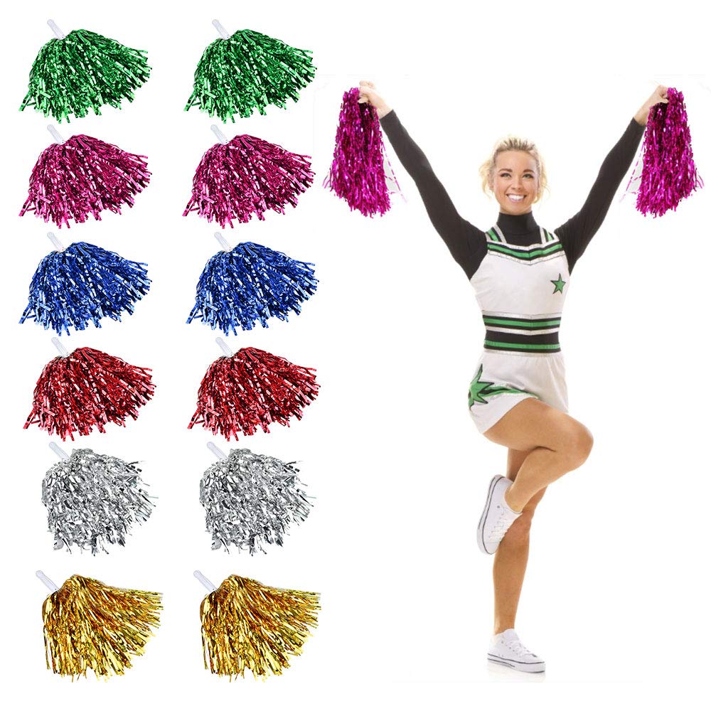 2pk Cheerleader pom pom