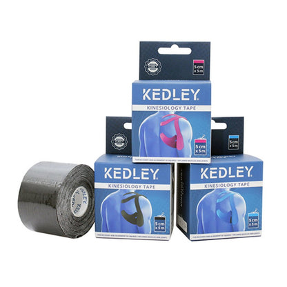 KINESIOLOGY TAPE BLACK 5CM X 5CM