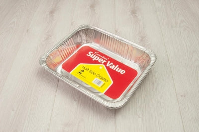 Extra Value FOIL HALF SIZE GASTRO 33X26X6.5CM PK2