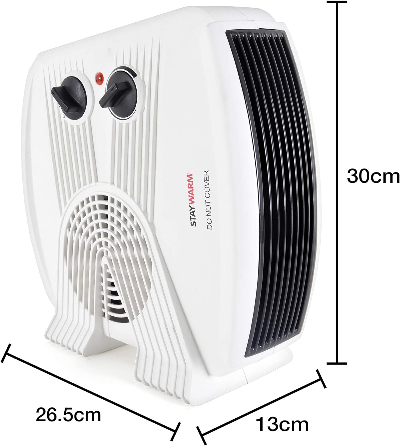 Radiateur soufflant vertical/à plat StayWarm 3000 W - Blanc