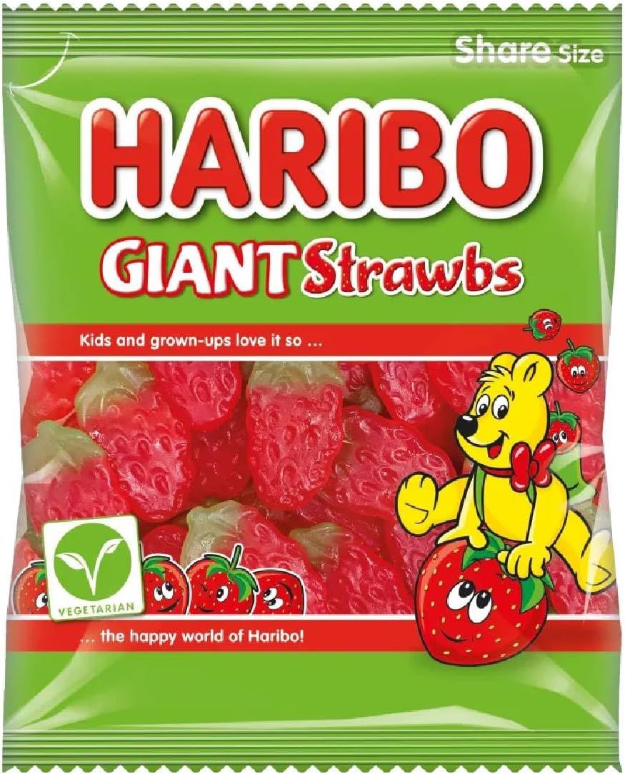 Haribo Giant Strawberry 140g