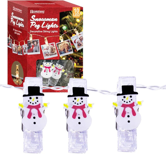 Les Piquets lumineux d'atelier de Noël, blanc chaud