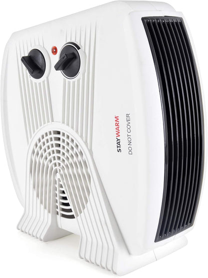 Radiateur soufflant vertical/à plat StayWarm 3000 W - Blanc