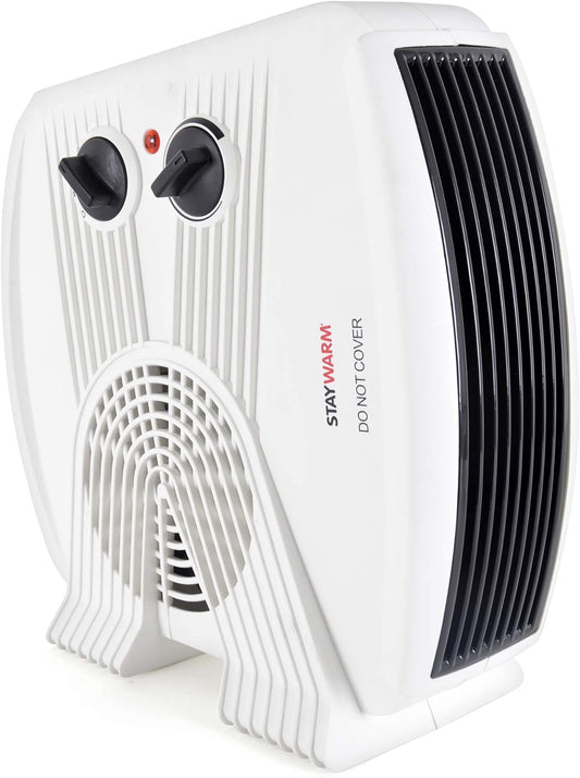 Radiateur soufflant vertical/à plat StayWarm 3000 W - Blanc