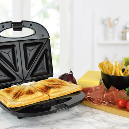 Appareil 2-en-1 pour sandwichs et omelettes KitchenPerfected – Noir