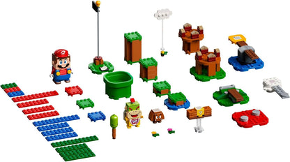 LEGO Super Mario Adventures with Mario Starter Course 71360 Building Kit, Creative Gift Toy for Kids, Interactive Set Featuring Mario, Bowser Jr. and Goomba Figures (231 Pieces)