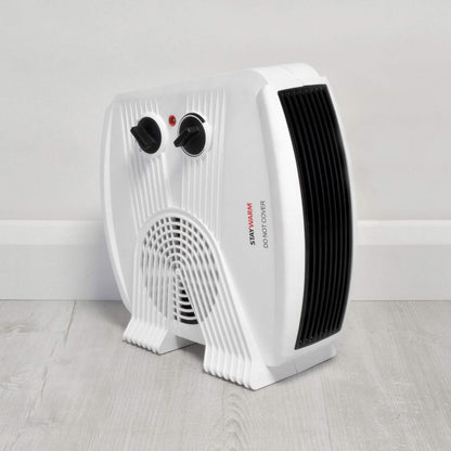 Radiateur soufflant vertical/à plat StayWarm 3000 W - Blanc