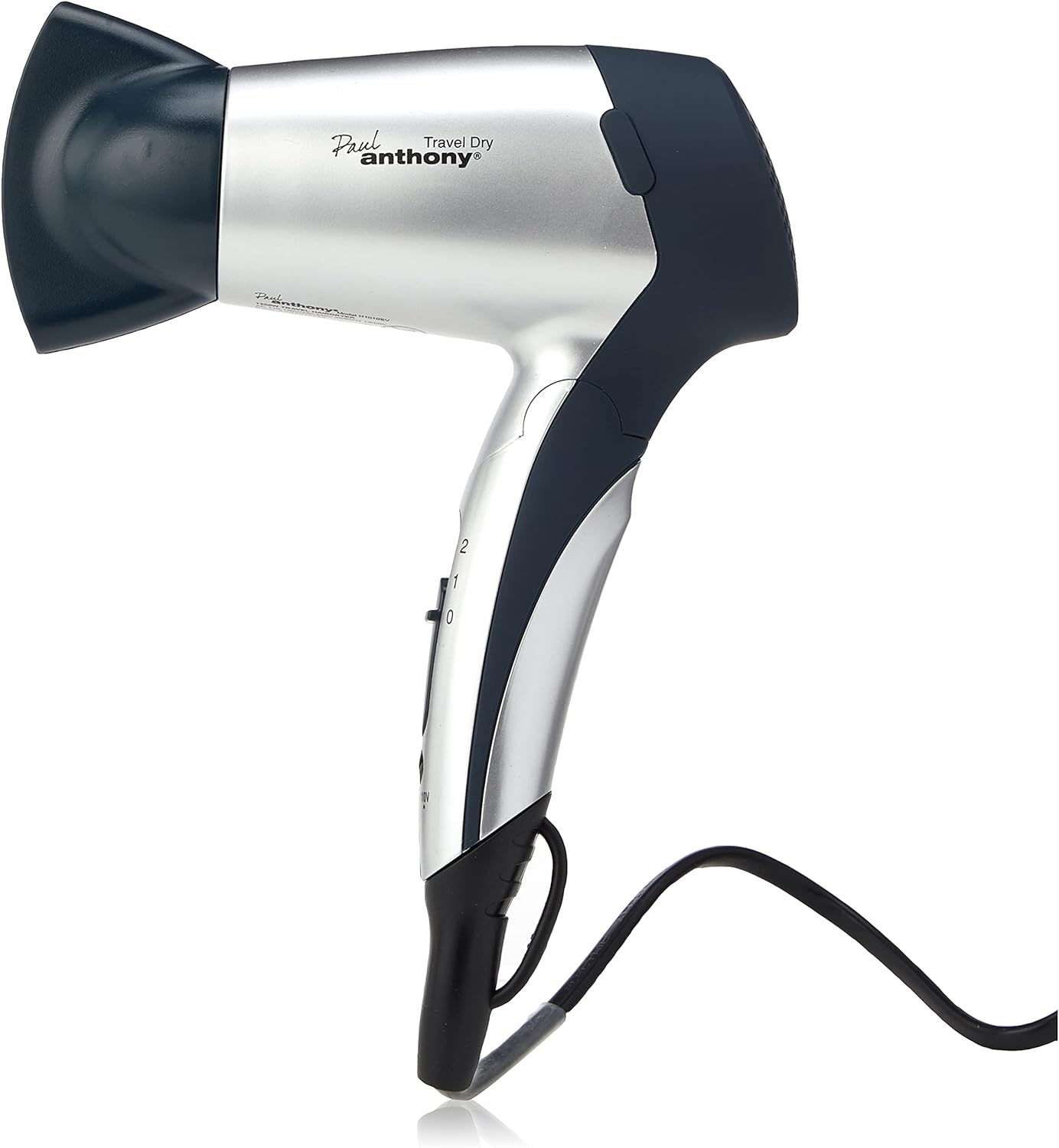 Paul Anthony 'Travel Dry' 1200w Travel Hair Dryer - Silver