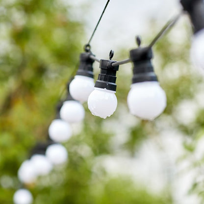 20 Connectable Bulb String Light - White