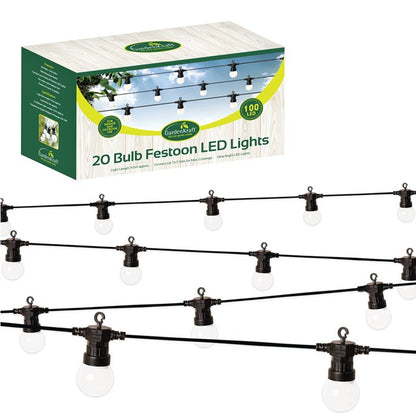 20 Connectable Bulb String Light - White