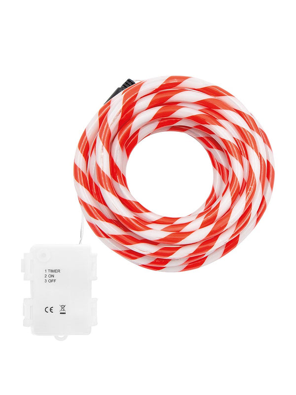 5M 120 LED Candy Cane Rope Lights