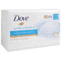 Pain de savon Dove Crème Douce Exfoliante - 4 x 90g