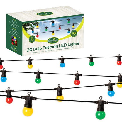 20 Connectable Bulb String Light - Multi Colour