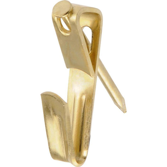 Picture Hooks, Heavy Duty, 1 Pin Guide Hole, EB 13 X 32mm (Complete With Pins)