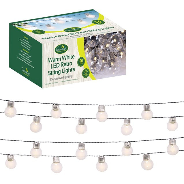 50 LED Party String Light - Warm White