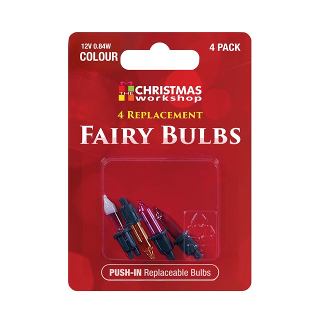 The Christmas Workshop 76030 Replacement Fairy Bulbs - Pack of 4