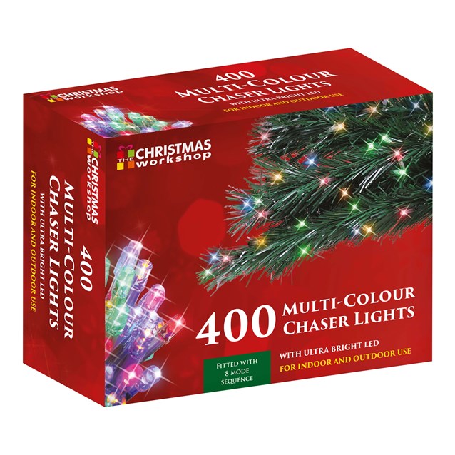 400 Led Multi Coloured  Chaser Lights Christmas Workshop Indoor/Outdoor