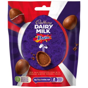 Cadbury Dairy Milk Œuf Fourré Chocolat Daim Mini 77 g