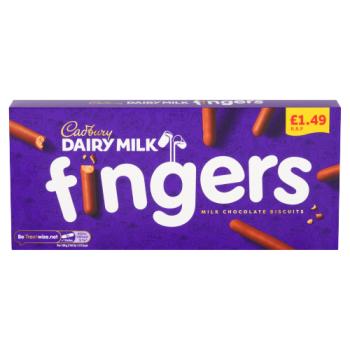 CADBURY DAIRY MILK FINGERS 114G