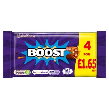 Cadbury Boost 4 x 31.5g (126g)