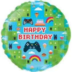 Blox Game Birthday Foil Balloon 18"